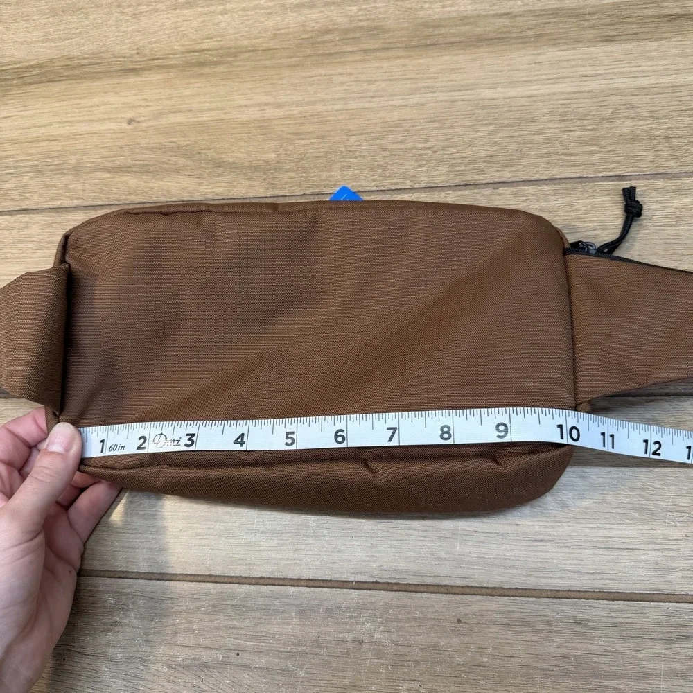 Adidas Rectangle 2.0 Crossbody Fanny Pack Waist Bag Preloved Brown/Black NWT